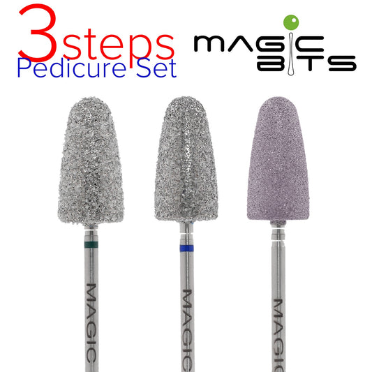 Magic bits Pedicure Cones Set for "3 steps" pedicure