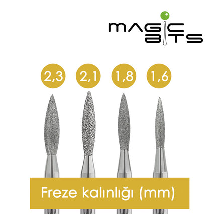 Magic Bits Diamond Flame D=2.3 mm